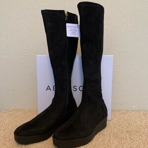 COPY - Aerosoles Black Faux Suede Boot